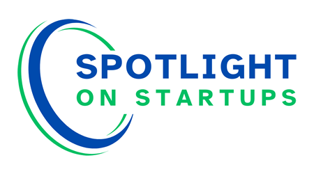 Logo of Spotlight On Startups featuring the brand name in blue and green colors, emphasizing innovation and entrepreneurship in the startup ecosystem.