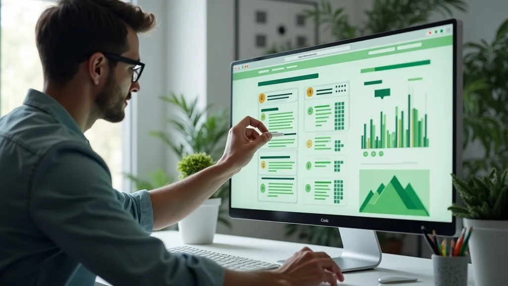 Designing a local feeder website for home services. Web designer using builder tools for SEO-optimized content.