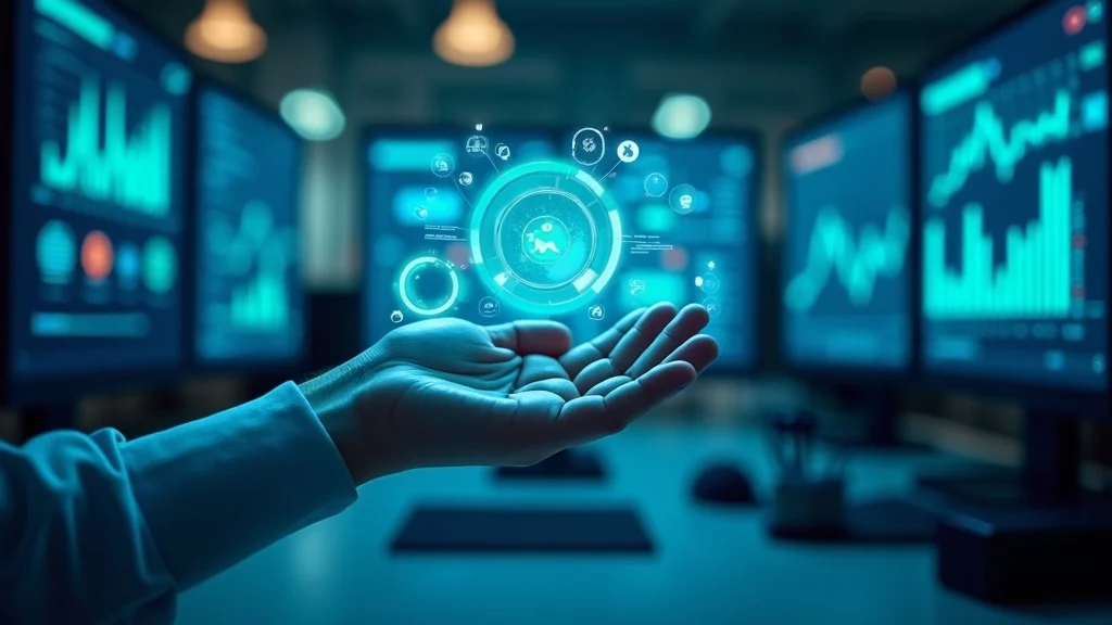 Confident entrepreneurs shaking hands in a modern digital business negotiation