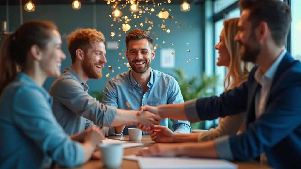 Celebrating startup milestones showcasing user growth and MVP validation to build investor confidence