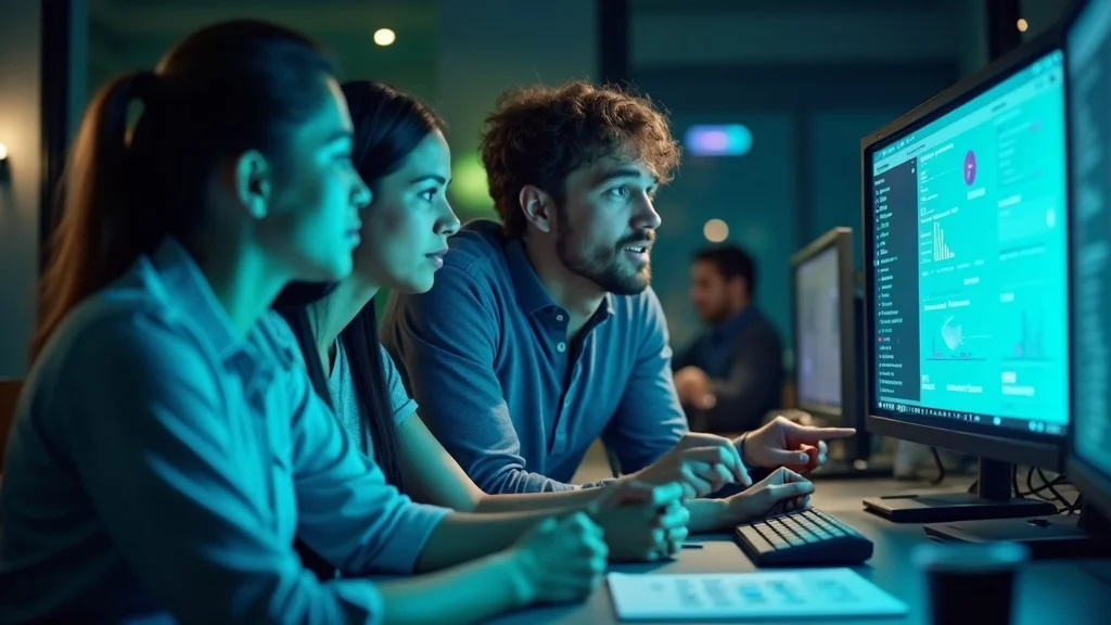 Energetic startup product team testing a prototype with users, emphasizing effective market fit validation techniques guided by founder best practices.