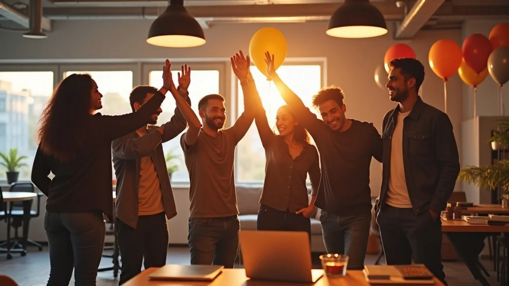 startup fundraising timing seed round success celebration