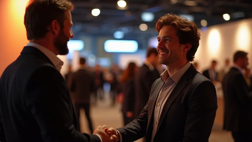 startup fundraising tips networking event founder investor handshake trust relationships