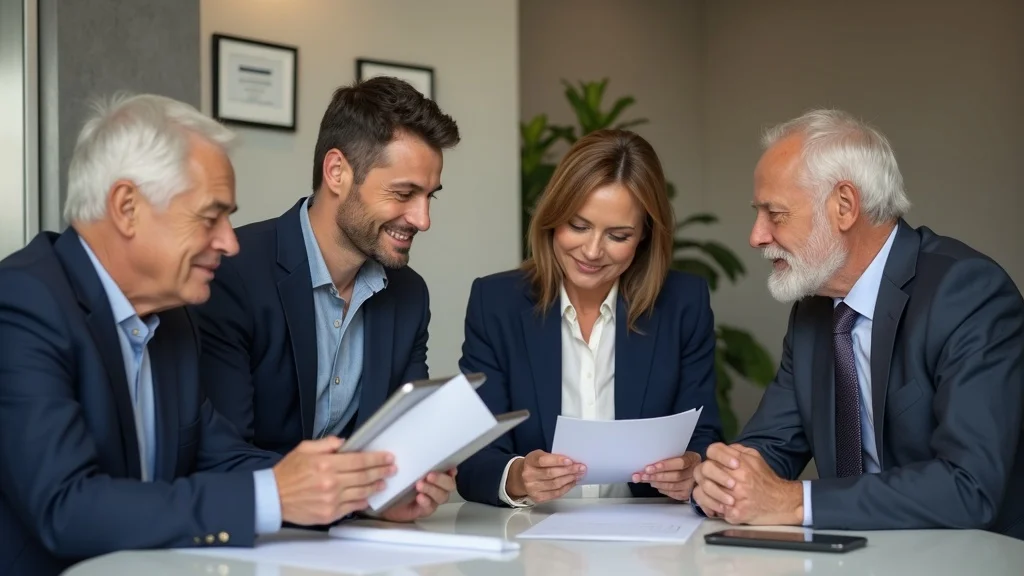 Family reviewing estate documents with best Irvine CPA for building family wealth