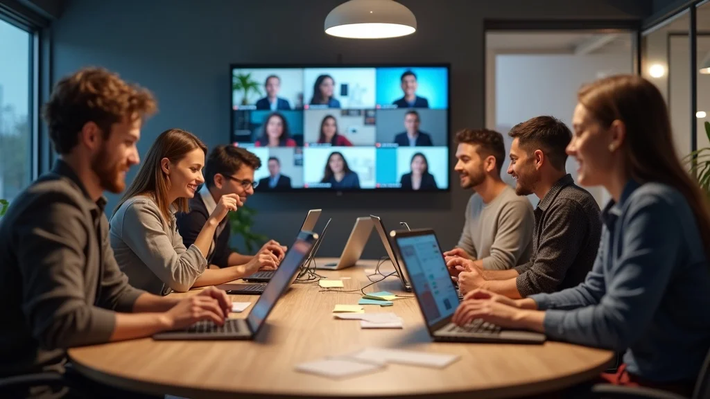 Innovative software development team in collaborative brainstorming session fostering ownership