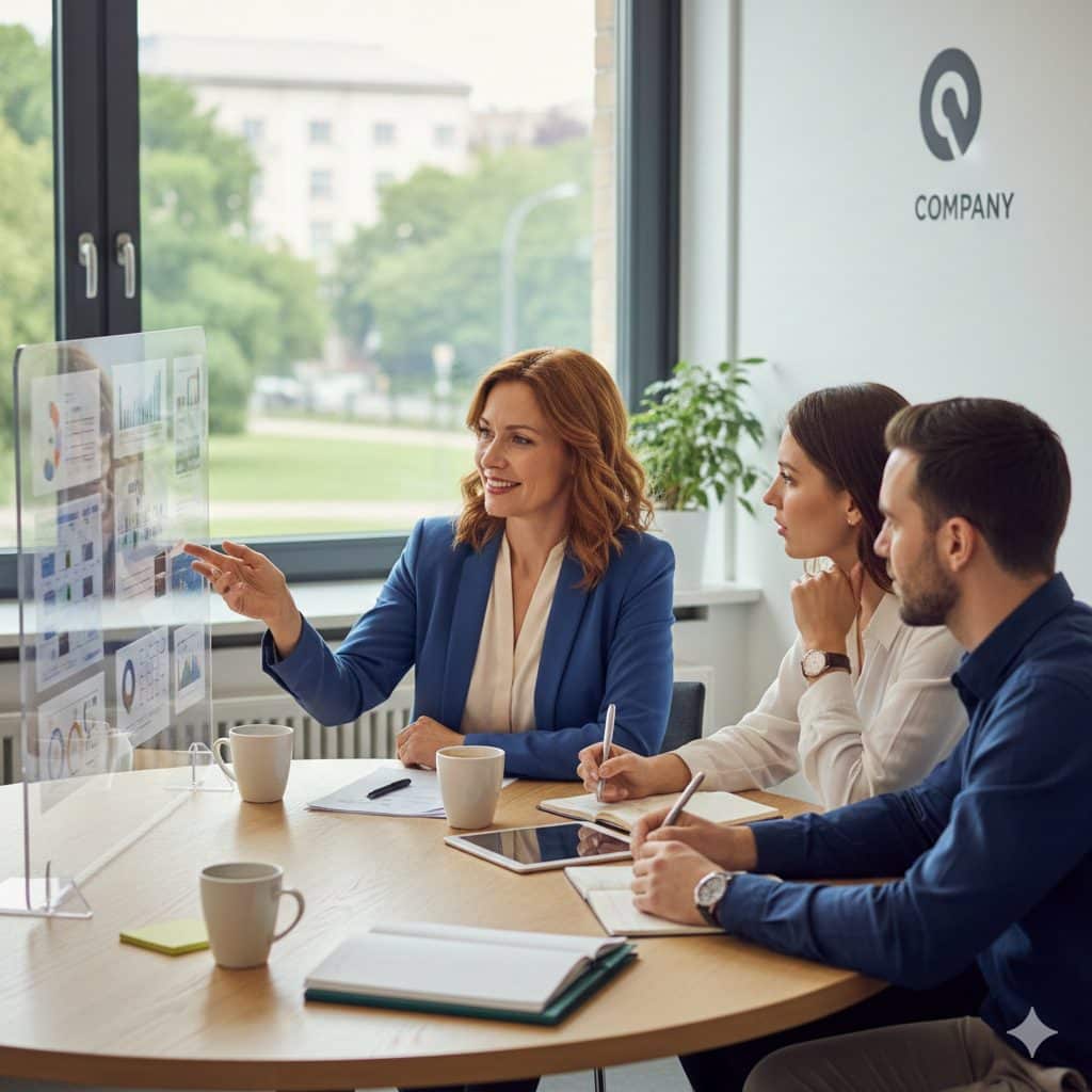 Professional HR consultant embedded in small business, representing right-sized HR solutions