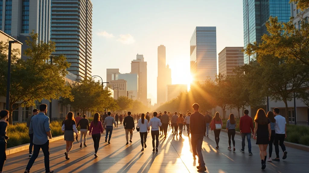 Orange County SaaS tech startup growth tactics skyline with thriving tech companies and diverse professionals