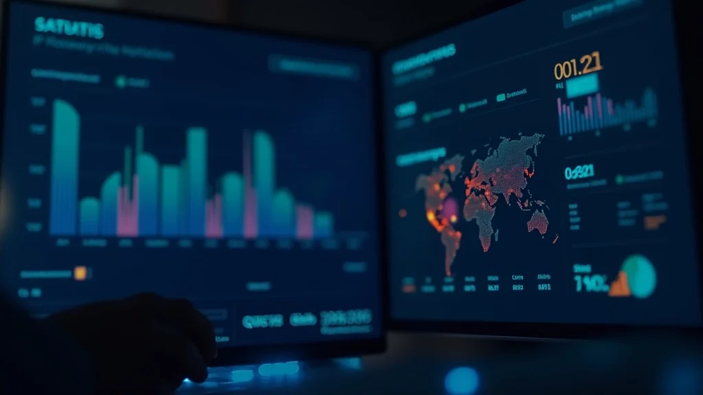 Email deliverability dashboard showing sender reputation score and IP address health, with analytics charts in dark mode UI