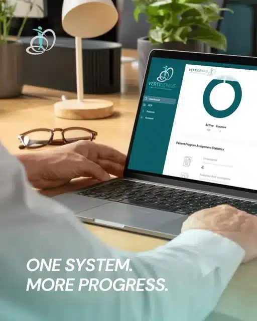 Patient using a user-friendly mobile app with personalized video exercise guidance in a home setting