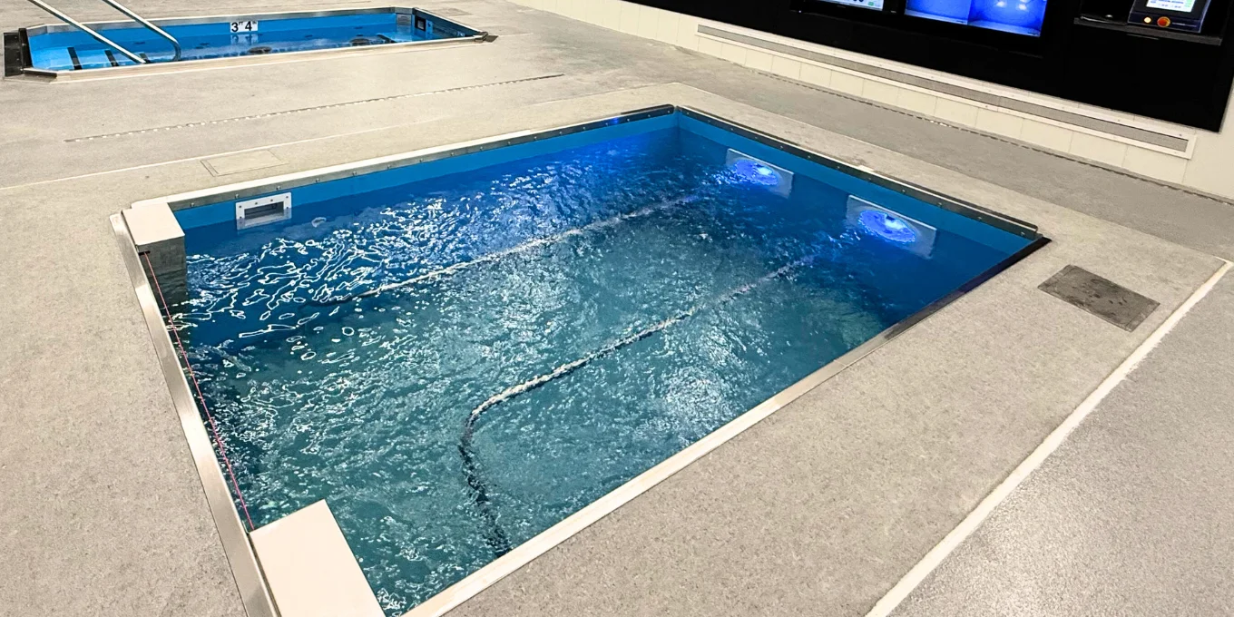 Group of young physical therapists brainstorming about clinic innovation and aquatic therapy future