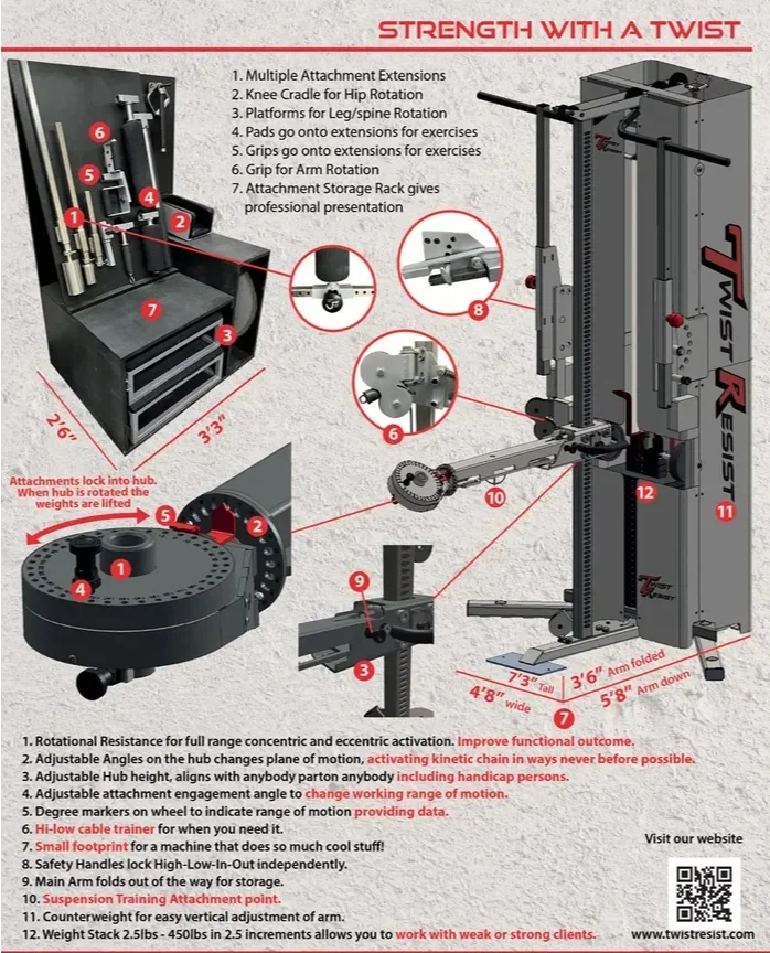 physical therapy innovation expert overseeing patient progress with resistance equipment in a modern clinic