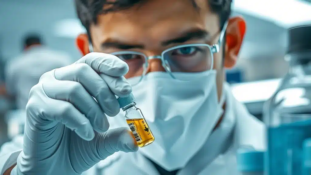 CBD quality control process ensuring safety, third-party testing and purity