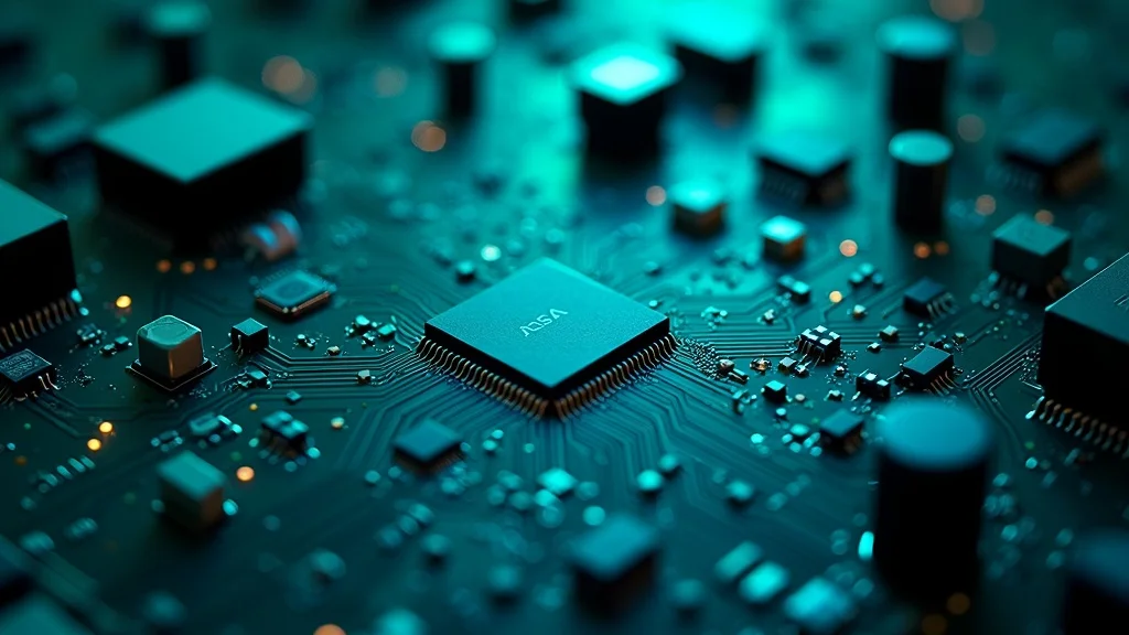 Advanced AESA radar circuit board featuring embedded resistors