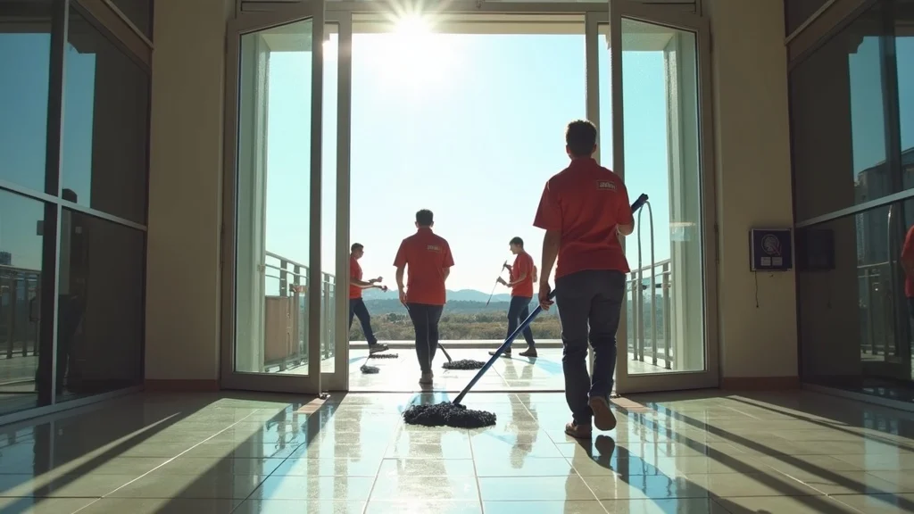 Construction cleanup experts deliver immaculate entryways for general contractors