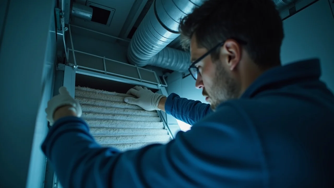 Responsive local HVAC team arriving promptly at Virginia business during summer heat