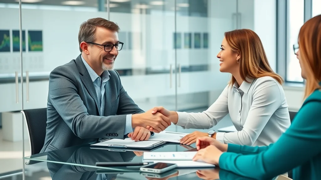Trusted consultant advising business clients showcasing the value of authority engine optimization in high-trust industries